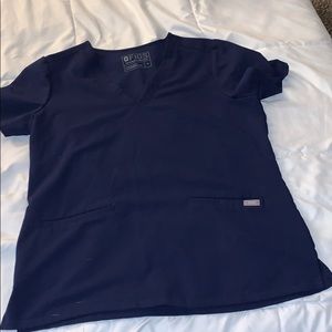 Figs navy blue medium women’s scrub top